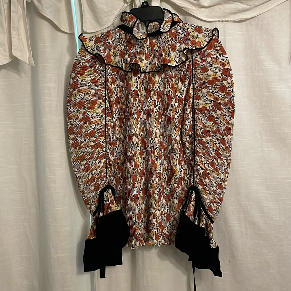 Tory Burch removable ruffle shirt